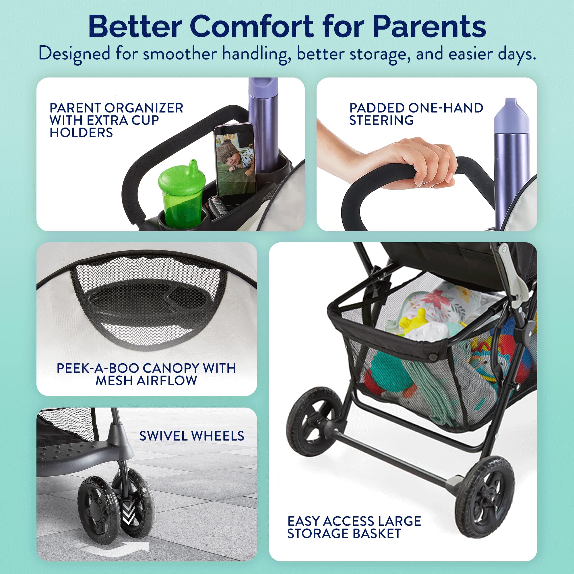 Sylthoryn Cloud Plus Lightweight Umbrella Stroller